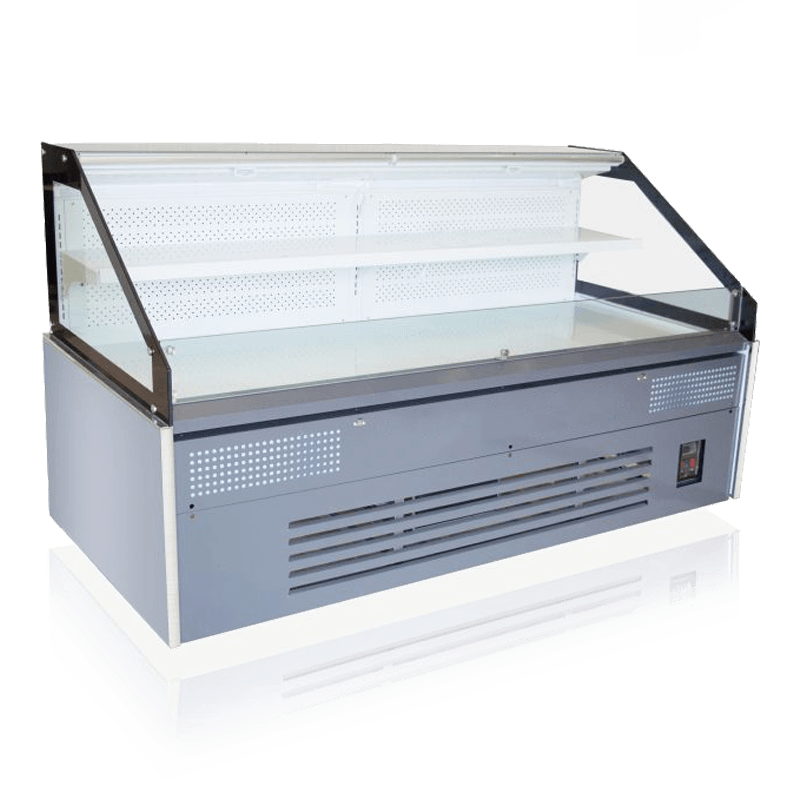 Multifunctionele luchtgekoelde enkellaagse open gekoelde vitrine (geverfd type)