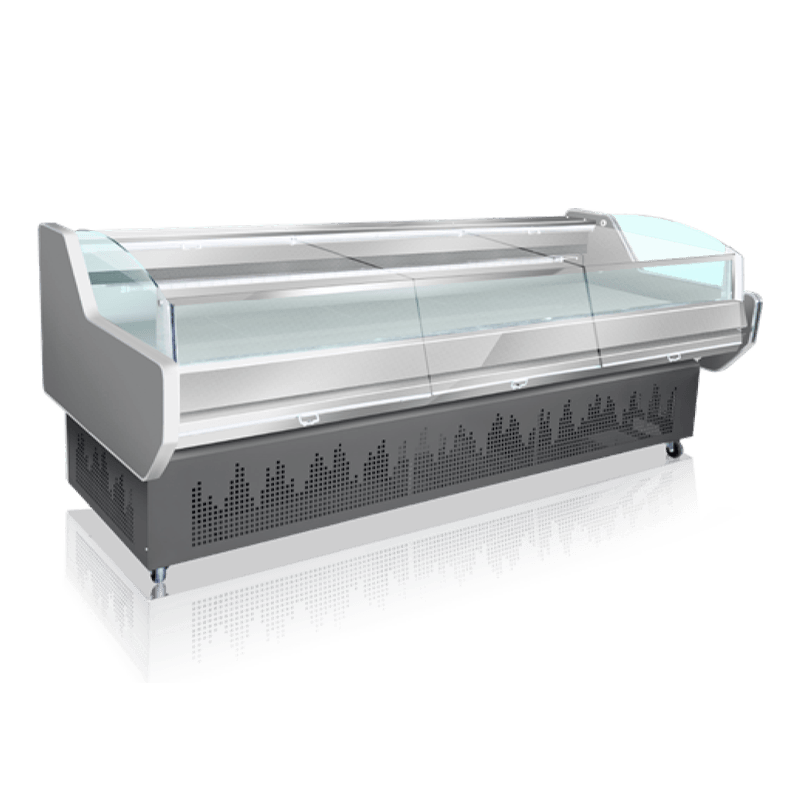 Gekoelde vitrine voor vers vlees Gekoelde vitrine voor vers vlees